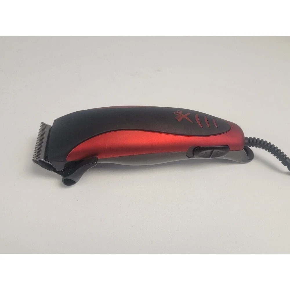 Cutting Edge Pro Clipper 2 Piece Kit Hair Cut Fade Detail Outline‎ CXE1-1002 Red